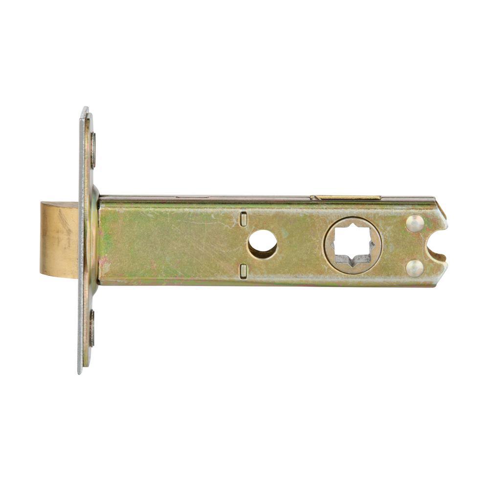 Passage Door Latch, 9/32 in. and 5/16 in. Square Drive, Steel, Chrome Finish - Super Arbor