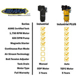 Industrial Plus 80 Gal. 5 HP 230-Volt 3-Phase 2-Stage Silent Air Electric Air Compressor with 30 CFM Dryer Bundle - Super Arbor