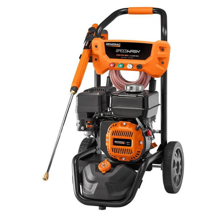 Generac 2900 PSI 2.4 GPM OHV Engine Axial Cam Pump Gas Pressure Washer Speedwash