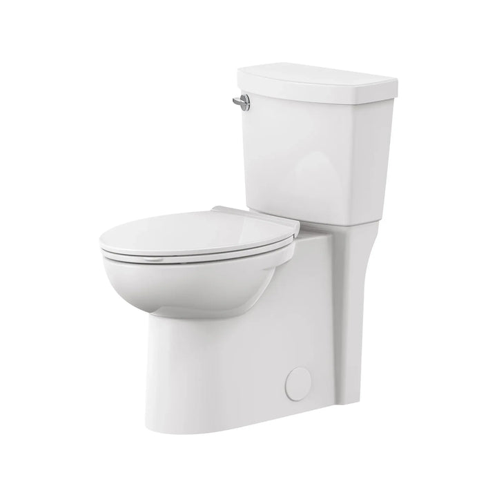 American Standard Clean White WaterSense Elongated Chair Height 2-Piece Toilet, 12-in Rough-In, 1.28 GPF, Includes Seat