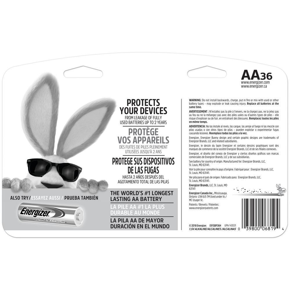 MAX Alkaline AA Battery (36-Pack) - Super Arbor