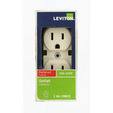 15 Amp Commercial Grade Duplex Outlet, Light Almond - Super Arbor