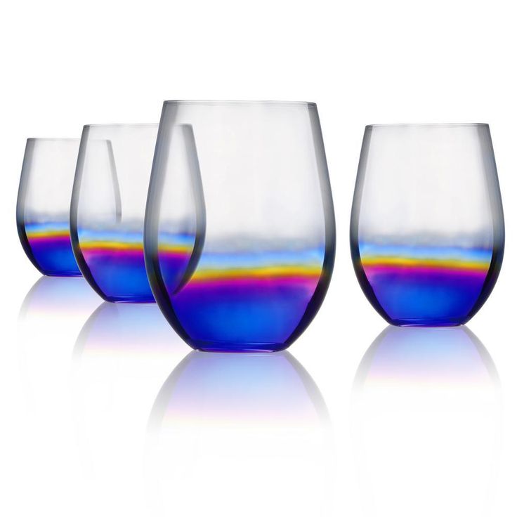 16 oz. Stemless Wine Glasses (Set of 4)