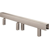 Everly 60 in. x 59-1/4 in. Mod Semi-Frameless Sliding Bathtub Door in Nickel and 1/4 in. (6mm) Mozaic Glass - Super Arbor