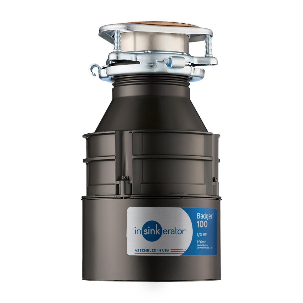 InSinkErator Badger 100 1/3 HP Continuous Feed Garbage Disposal - Super Arbor