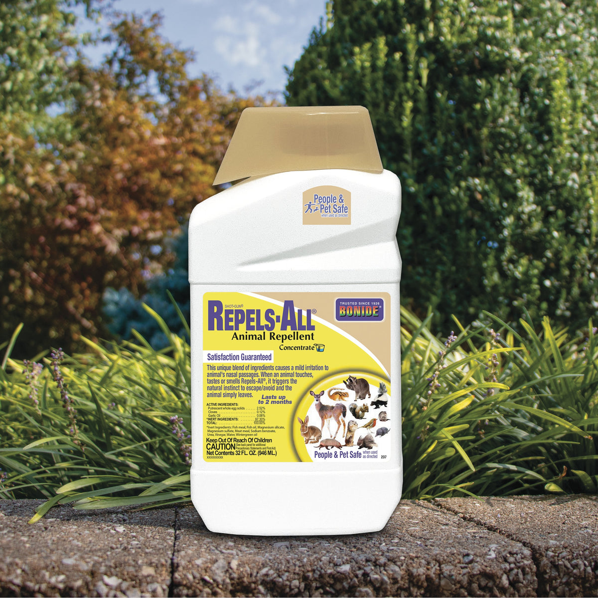 Bonide Repels-All Animal Repellent Concentrate, 32 oz
