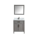 Savona 72 in. W x 22 in. D x 36 in. H Bath Vanity in Espresso with Vanity Top in White with White Basin and Mirror - Super Arbor