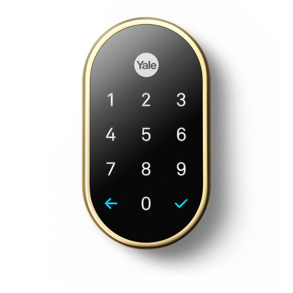 Nest x Yale Lock Satin Nickel with Google Nest Connect - Super Arbor