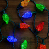 GE StayBright 75-Count 37-ft Multicolor LED Plug-In Christmas String Lights