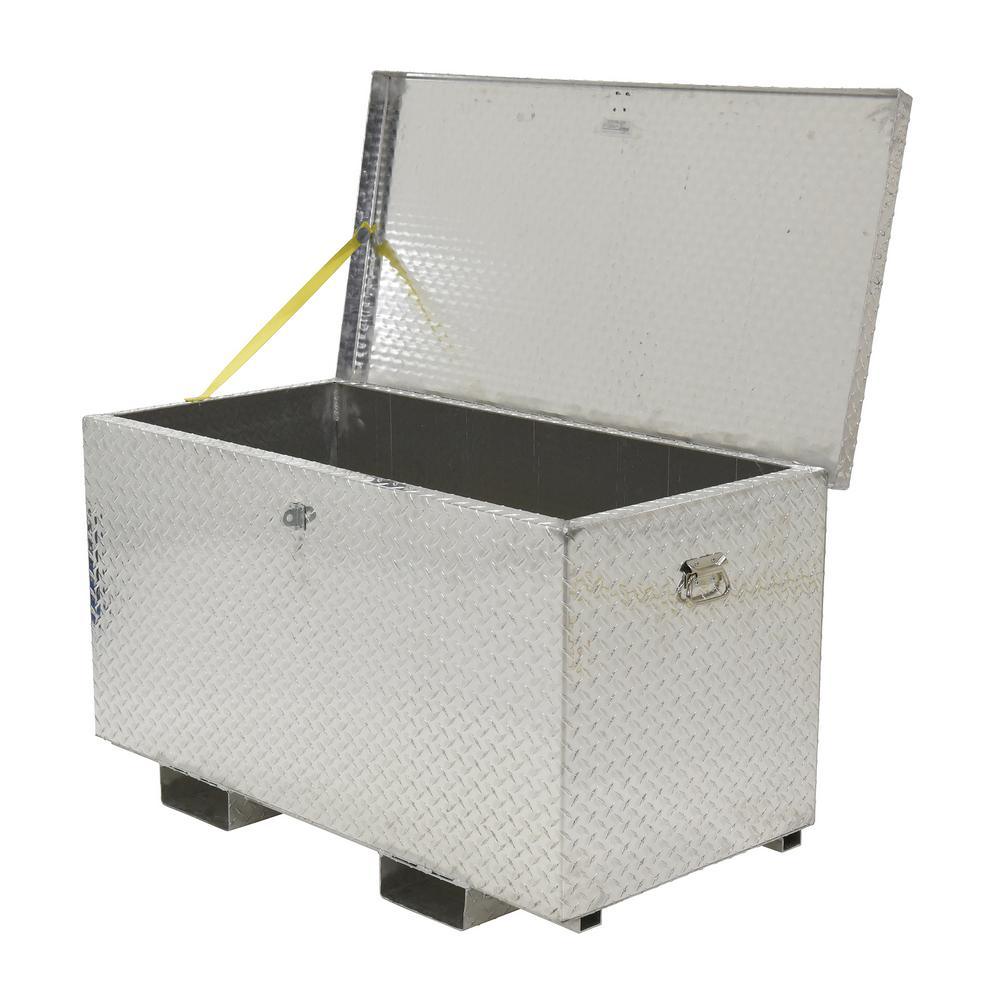 24 in. x 48 in. Aluminum Portable Tool Box with Fork Pockets - Super Arbor