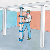 4 in. Blue Nylon EZ Column Framing Kit (5-Pack) - Super Arbor