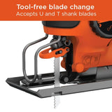 BLACK+DECKER 5-Amp Variable Speed Keyless Jigsaw