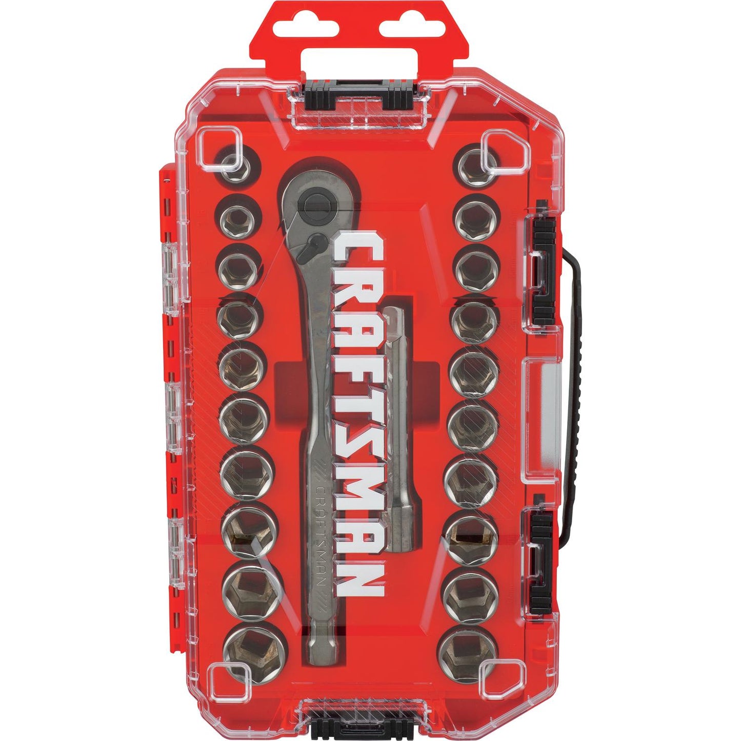 Craftsman 22 pc 1/2 in. Drive Metric and SAE Socket and Ratchet Set