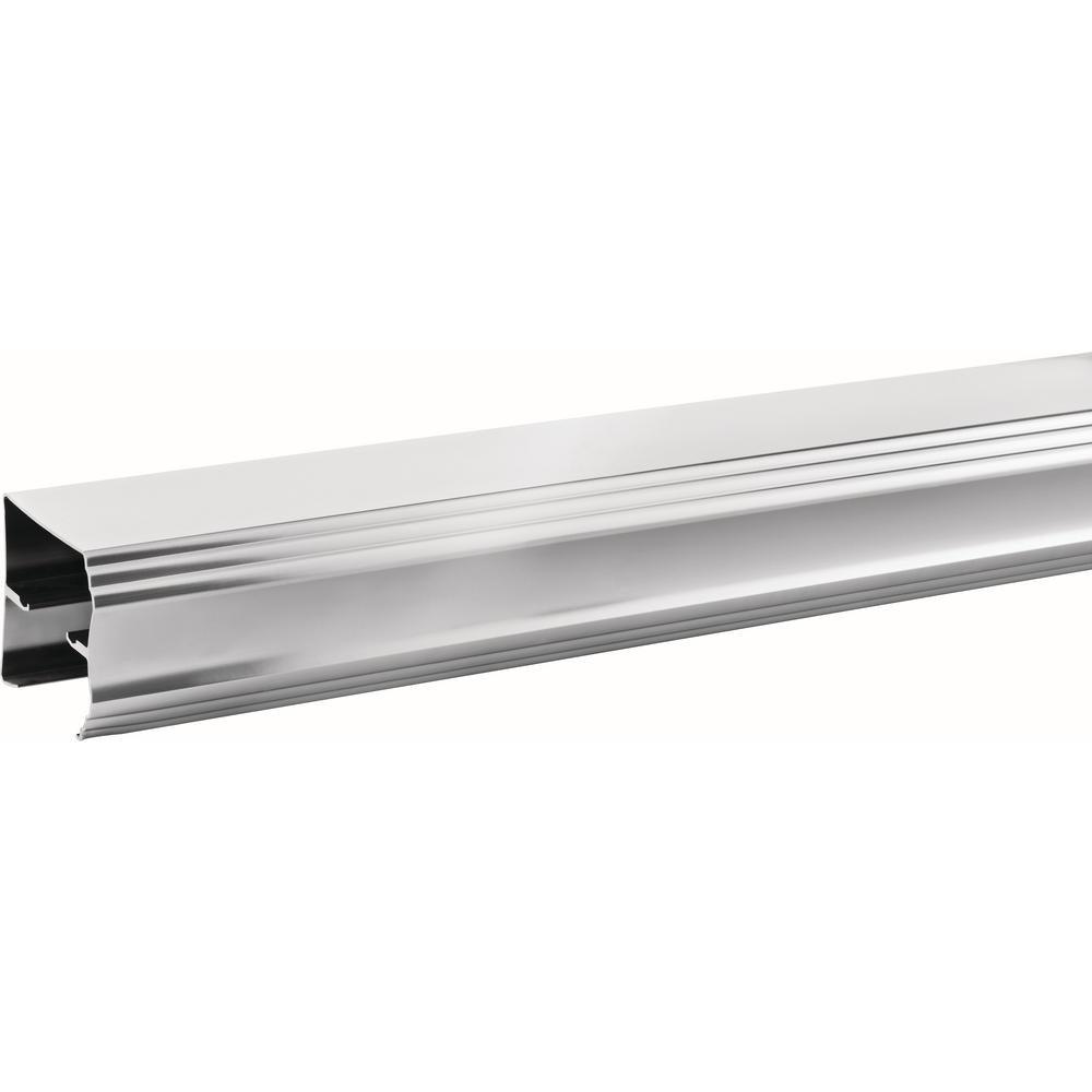 Everly 60 in. x 58-1/8 in. Traditional Semi-Frameless Sliding Bathtub Door in Chrome and 1/4 in. (6mm) Clear Glass - Super Arbor