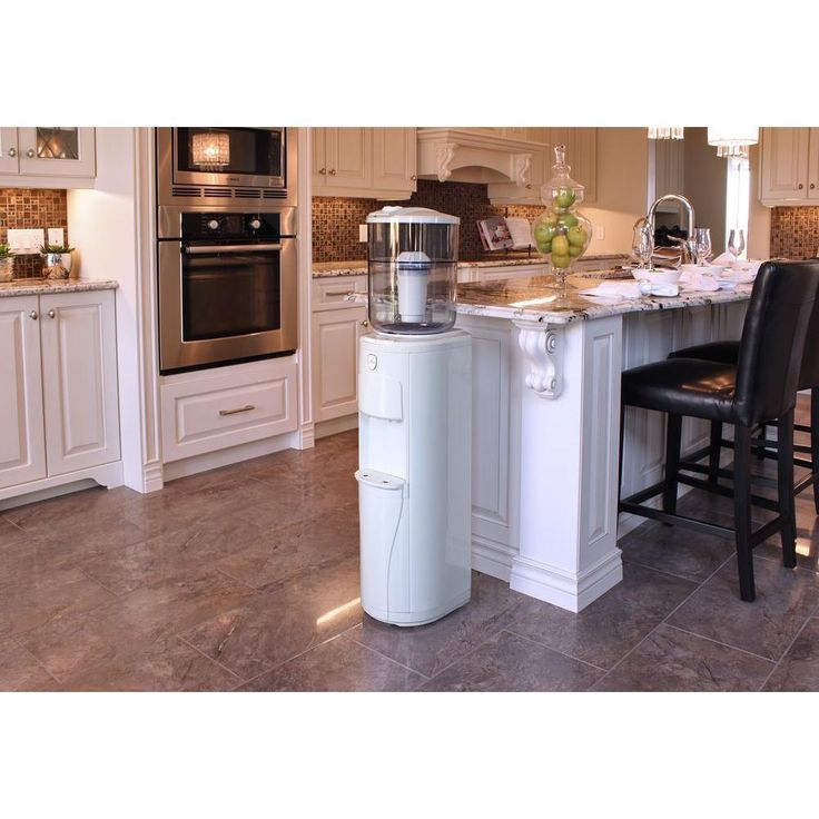 3-5 Gal. ENERGY STAR Room/Cold Temperature Top Load Floor Standing Water Cooler Dispenser w/ Adjustable Cold Thermostat