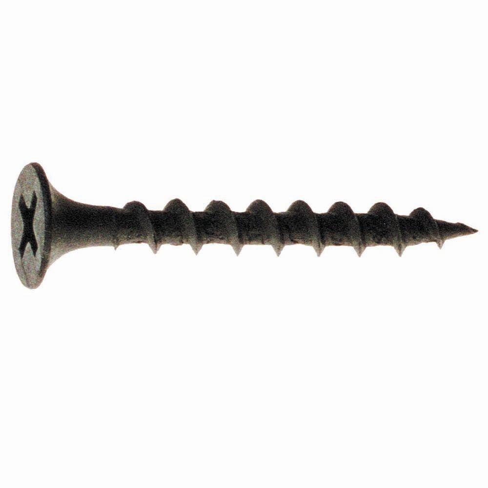 #6 x 1-1/4 in. Philips Bugle-Head Coarse Thread Sharp Point Drywall Screws (1 lb./Pack)