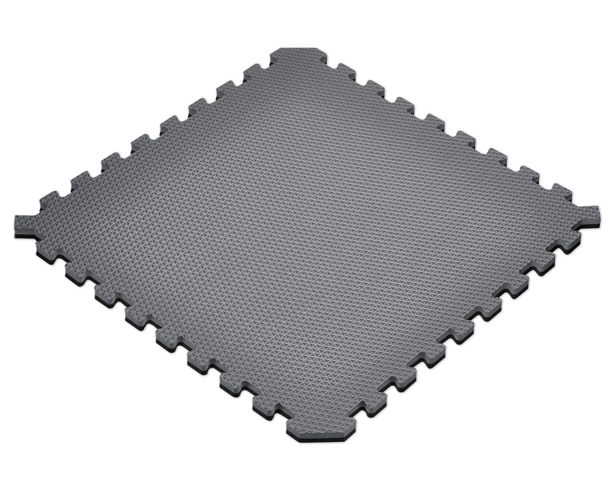 Norsk Red/Black 24 in. x 24 in. EVA Foam Truly Reversible Interlocking Tile (24-Tile)
