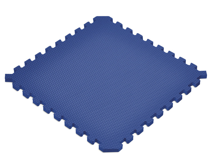 Norsk Solid Blue 24 in. x 24 in. EVA Foam Sport Interlocking Tiles