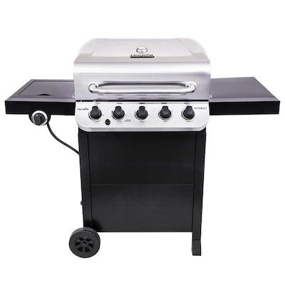 Char-Broil Performance Black and Stainless 5-Burner Liquid Propane Gas Grill with 1 Side Burner