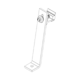 SnapNrack Ultra Rail Simple Tilt Back Leg 10 degree Landscape