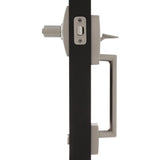 Century Satin Nickel Entry Door Handle with Latitude Door Lever - Super Arbor