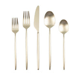 Gaze Champagne Satin 18/0 20-Piece Flatware Set (Service for 4)