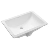 American Standard Studio Undercounter Bathroom Sink with Glazed Underside in White, 21-1/4 x 15-1/4 in