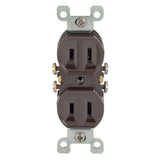 15 Amp 2-Wire Duplex Outlet, White - Super Arbor