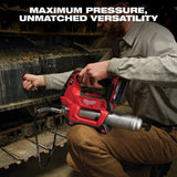Milwaukee M18 18-Volt Lithium-Ion Cordless 2-Speed Grease Gun with M18 5.0Ah Battery, 48 in. Hose