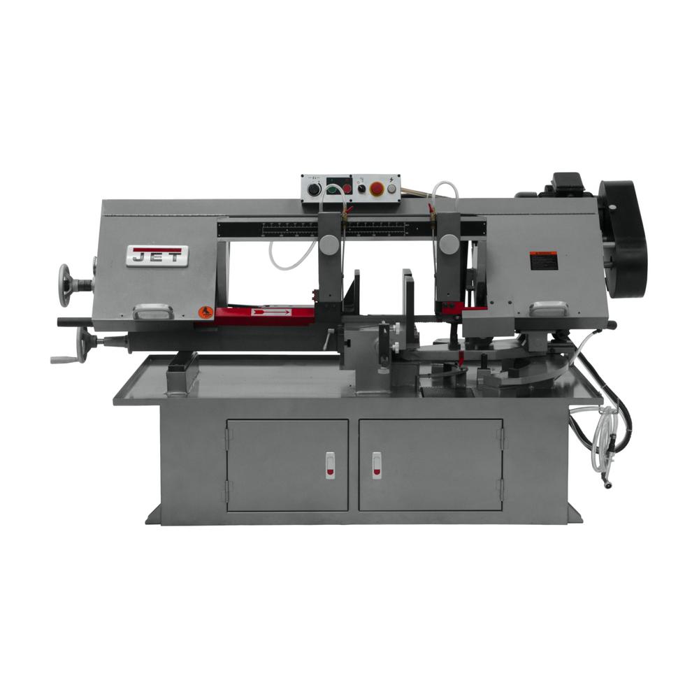 10 in. x 18 in. Metalworking Horizonal Dual Mitering Bandsaw, 1 HP, 230-Volt, 1Ph - Super Arbor