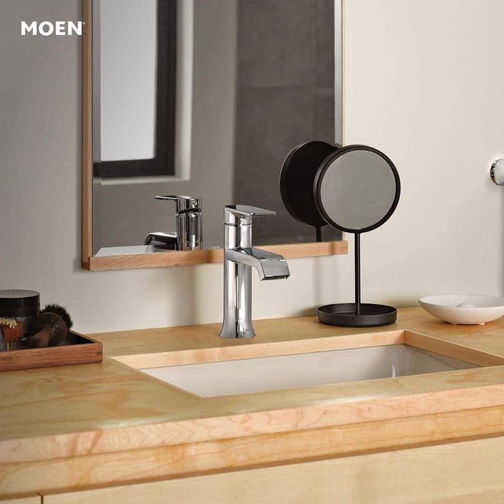 Genta Single Hole Single-Handle Bathroom Faucet in Chrome (2-Pack)