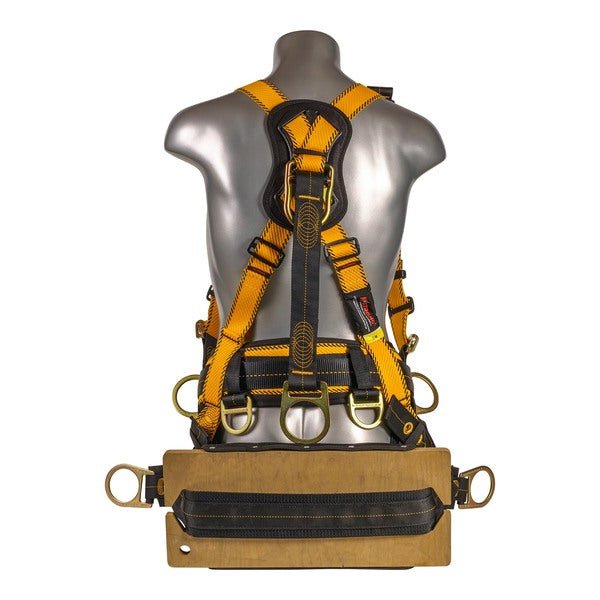 Kapture 5 Point Element Full Body Harness - Oil & Gas Derrick Series - 7 D-Rings - Tongue Buckle Legs - Shoulder Pads & Waist Belt - Bosun Chair - All Sizes image 5