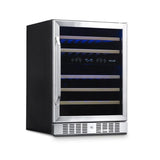 NewAir 52-Bottle Capacity Stainless Steel Built-In/Freestanding Wine Chiller