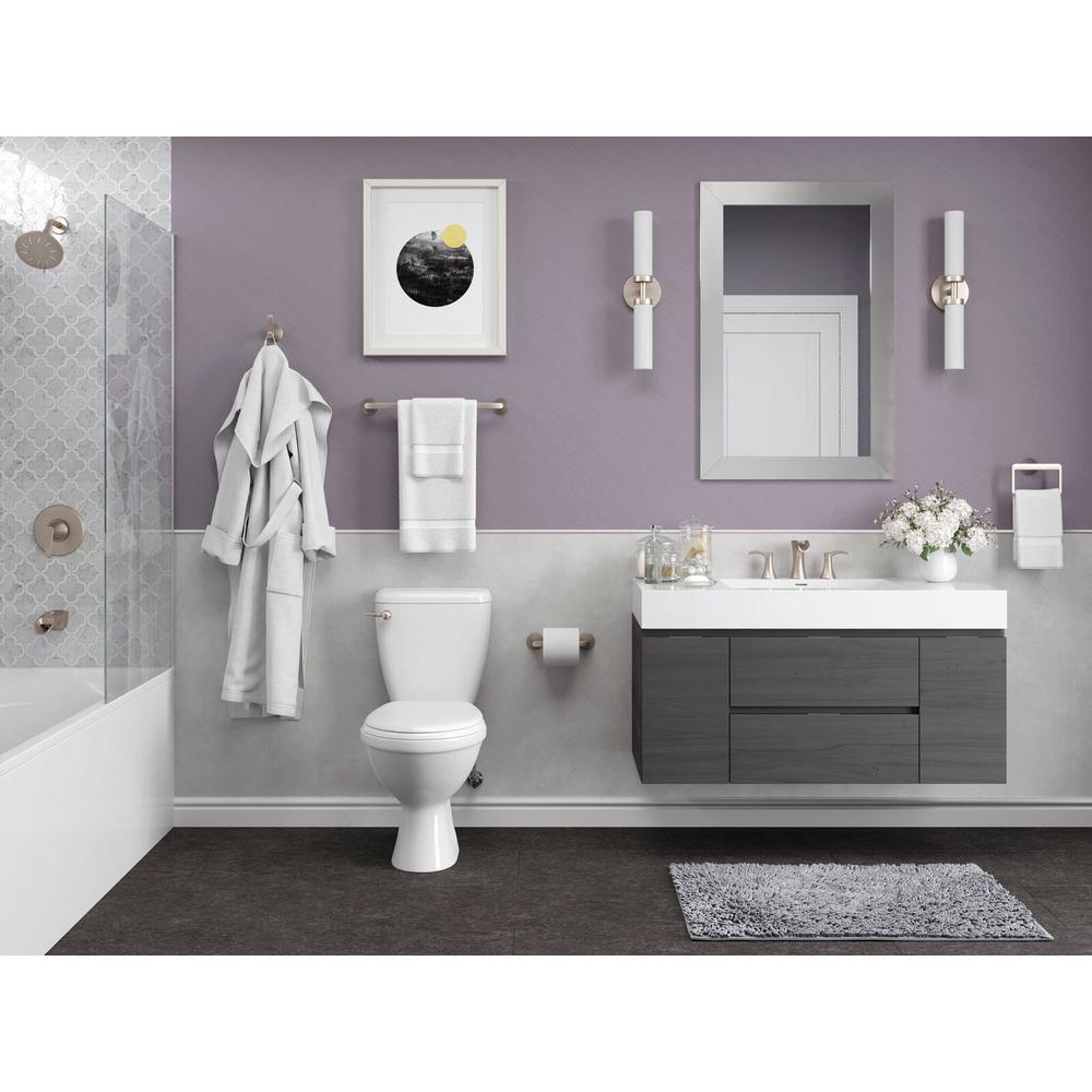 Brea 3-Piece Bath Hardware Set in Brushed Nickel - Super Arbor