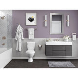 Brea 3-Piece Bath Hardware Set in Brushed Nickel - Super Arbor