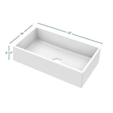 Fireclay 33 in. Single Bowl Apron-Front Farmhouse Kitchen Sink - Super Arbor