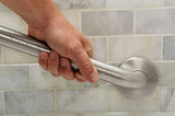 Home Care 36 in. x 1-1/2 in. Concealed Screw Grab Bar with SecureMount in Peened Stainless Steel