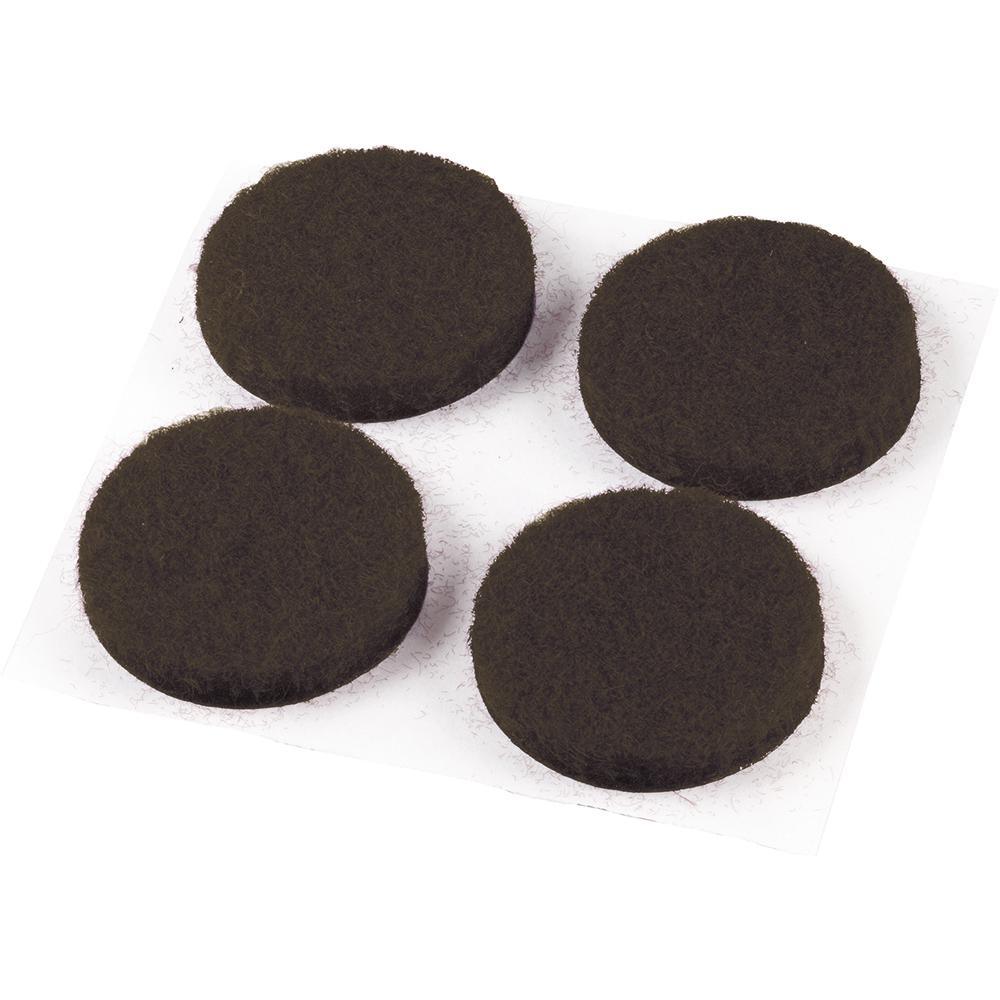 3/4 in. Med Duty Brown Felt Pad (20-PK) - Super Arbor