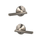 Custom Latitude Matte Black Kinsler Trim Dummy Door Lever (2-pack) - Super Arbor