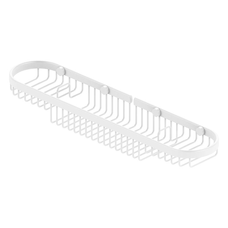 Allied Brass Oval Combination Shower Basket in Antique Brass