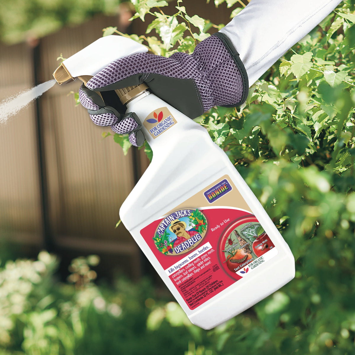 Bonide Captain Jack's DeadBug Brew Ready-to-Use Organic Insect Killer, 32 oz (Quart)
