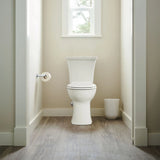 American Standard Edgemere White WaterSense Dual-Flush Elongated Chair-Height 2-Piece Toilet, 12-in Rough-In
