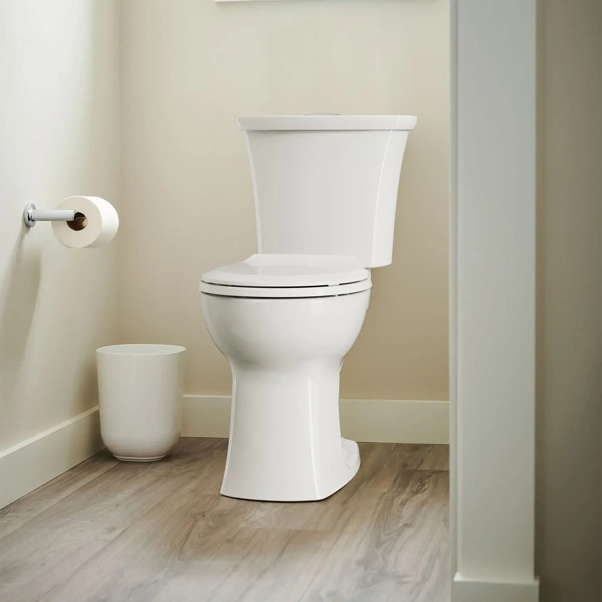 American Standard Edgemere White WaterSense Dual-Flush Elongated Chair-Height 2-Piece Toilet, 12-in Rough-In