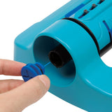 Turbo Oscillation 3 Way Sprinkler with Range, Width, Flow Control - Super Arbor