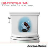 American Standard Lexington 2-Piece 1.28 GPF Single-Flush Elongated Toilet with Seat, White
