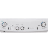 GE Electric Stacked Laundry Center with 3.8-cu ft Washer and 5.9-cu ft Dryer