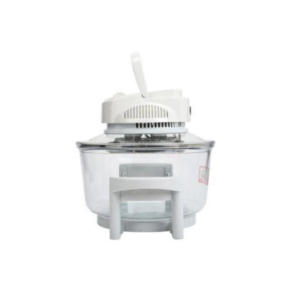 Turbo 1300 W White Countertop Convection Oven with Built-In Timer