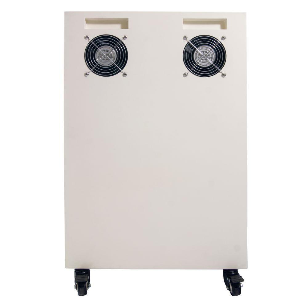 10 gal. 2.0 HP Ultra Quiet and Oil-Free Electric Air Compressor in Sound Proof Cabinet - Super Arbor