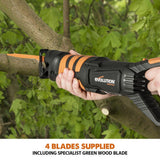 7 Amp Multi-Material Reciprocating Saw with 4-Blades - Super Arbor