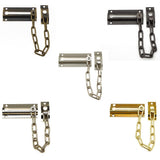 Solid Brass Chain Door Guard in Satin Nickel - Super Arbor